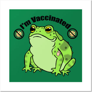 "I'm Vaccinated" Toad Posters and Art